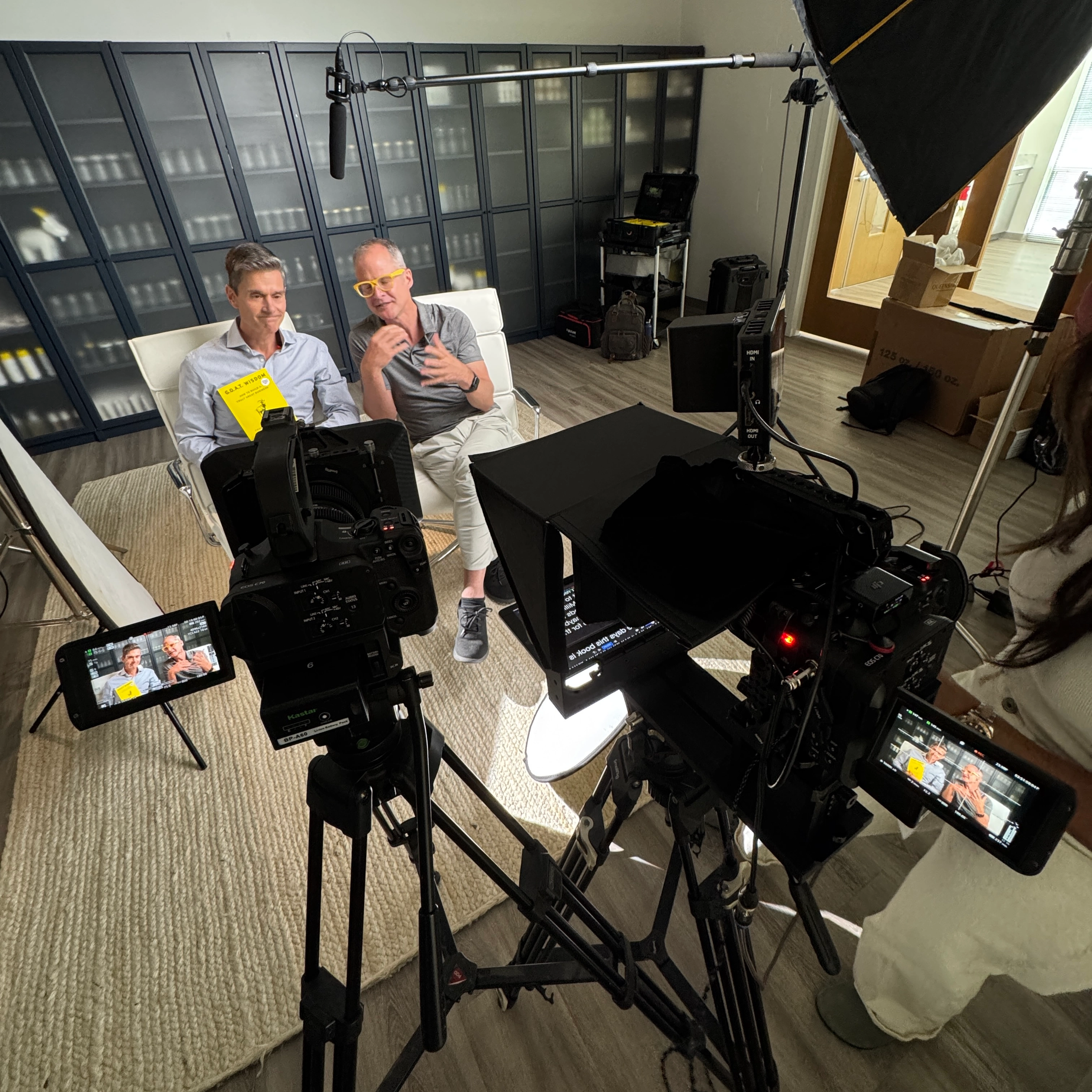 Posdcast Video Shooting